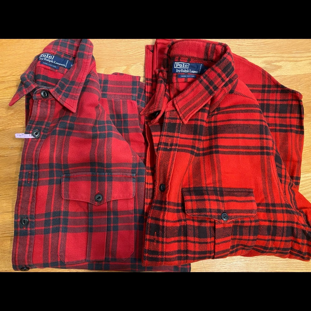 2 Ralph Lauren flannels